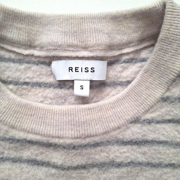 Reiss Striped Wool Crewneck Sweater - Picture 3 of 7